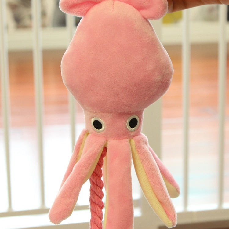 Octopus pet plush toy rope toy